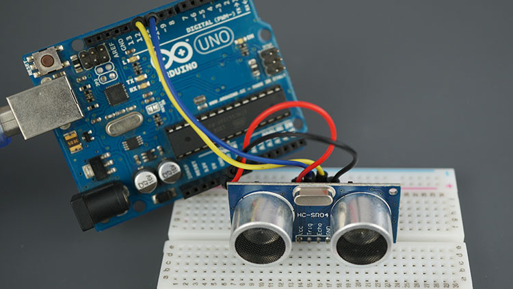 Arduino UNO Board HC-SR04 Ultrasonic Sensor Module Arduino Demonstration