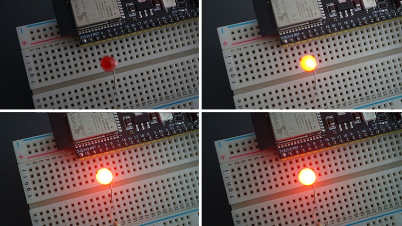 ESP-IDF ESP32 PWM LED Brightness