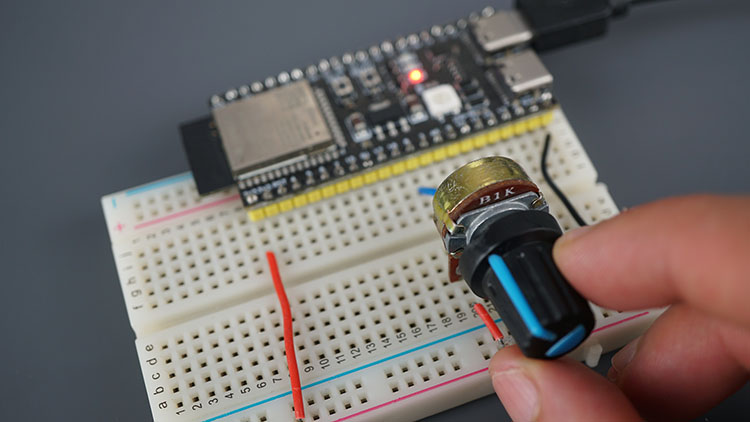 ESP-IDF ESP32 Read Potentiometer adc_oneshot
