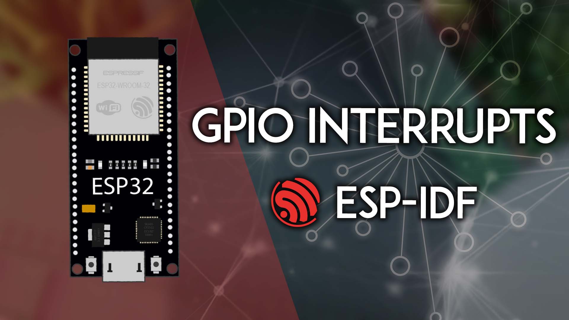 ESP-IDF ESP32 GPIO Interrupts Button with Debouncing