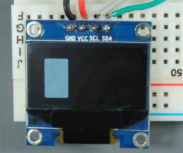 ESP32 ESP8266 Arduino OLED Display Rectangle Vertical Filled