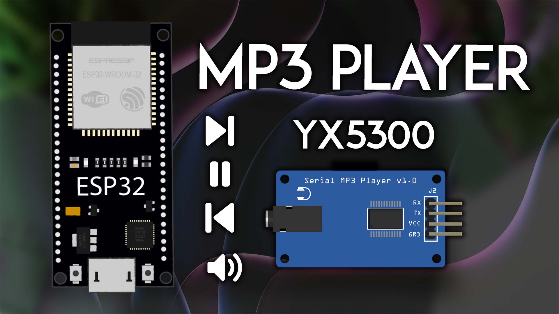 ESP32 Guide YX5300 YX6300 MP3 Player Arduino IDE
