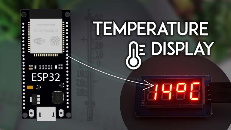 ESP32 Display Temperature on TM1637 7-Segment Display WeatherAPI