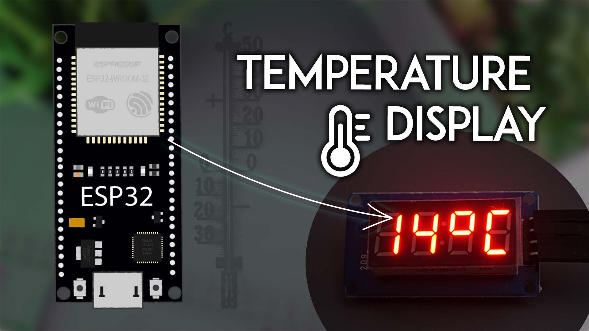 ESP32 Display Temperature on TM1637 7-Segment Display WeatherAPI