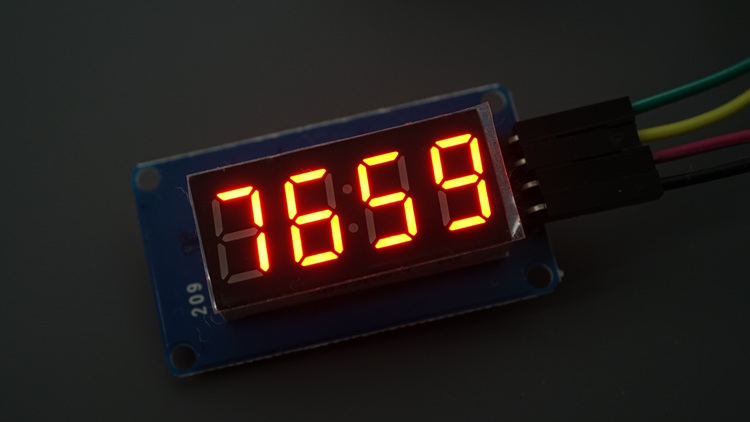 ESP32 with TME1637 Display Testing