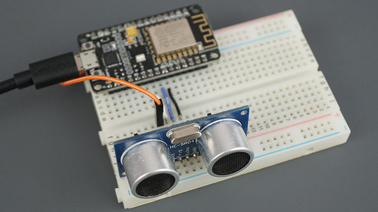 ESP8266 NodeMCU Board HC-SR04 Ultrasonic Sensor Module Arduino Demonstration