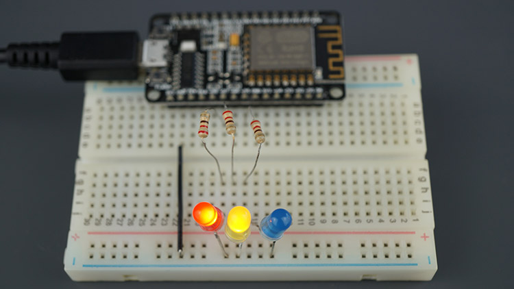ESP8266 NodeMCU Multiple Sliders Web Server Webscocket Arduino