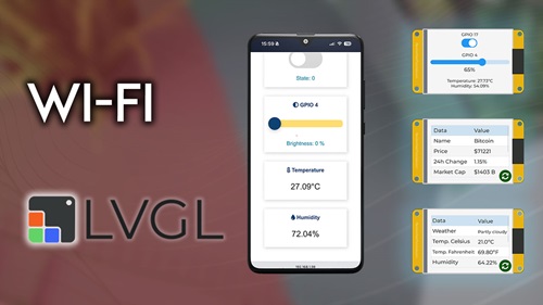 LVGL: Creating GUIs for the ESP32 eBook – Module 6 Wi-Fi