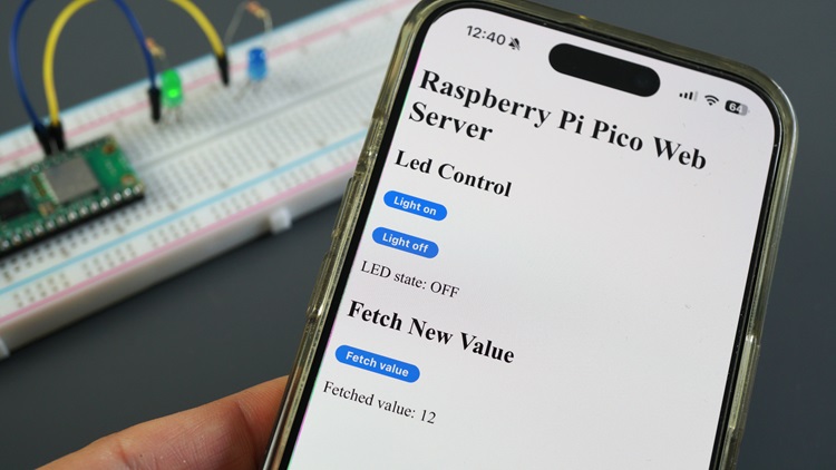 Raspberry Pi Pico W: Asynchronous Web Server (MicroPython)