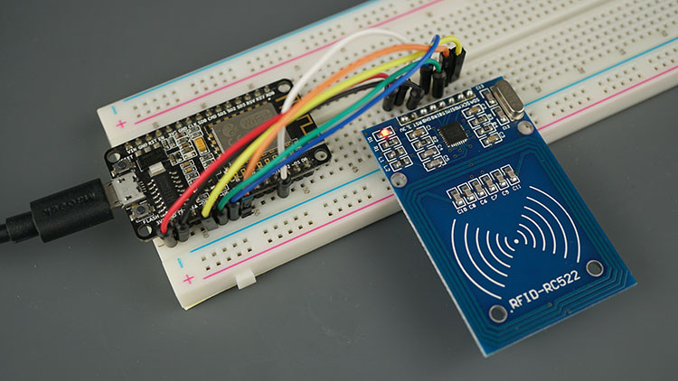 Reader Writer RFID MFRC522 Module ESP8266 NodeMCU Board Circuit