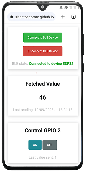 ESP32 Web Bluetooth (BLE): Getting Started Guide