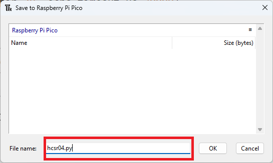 HCSR04-save-file-to-rpi-pico