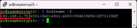 Raspberry Pi IP Address