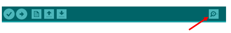 Arduino IDE Open Serial Monitor at baud rate 115200